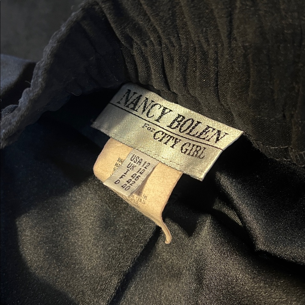 Nancy Bolen Black Midi Skirt